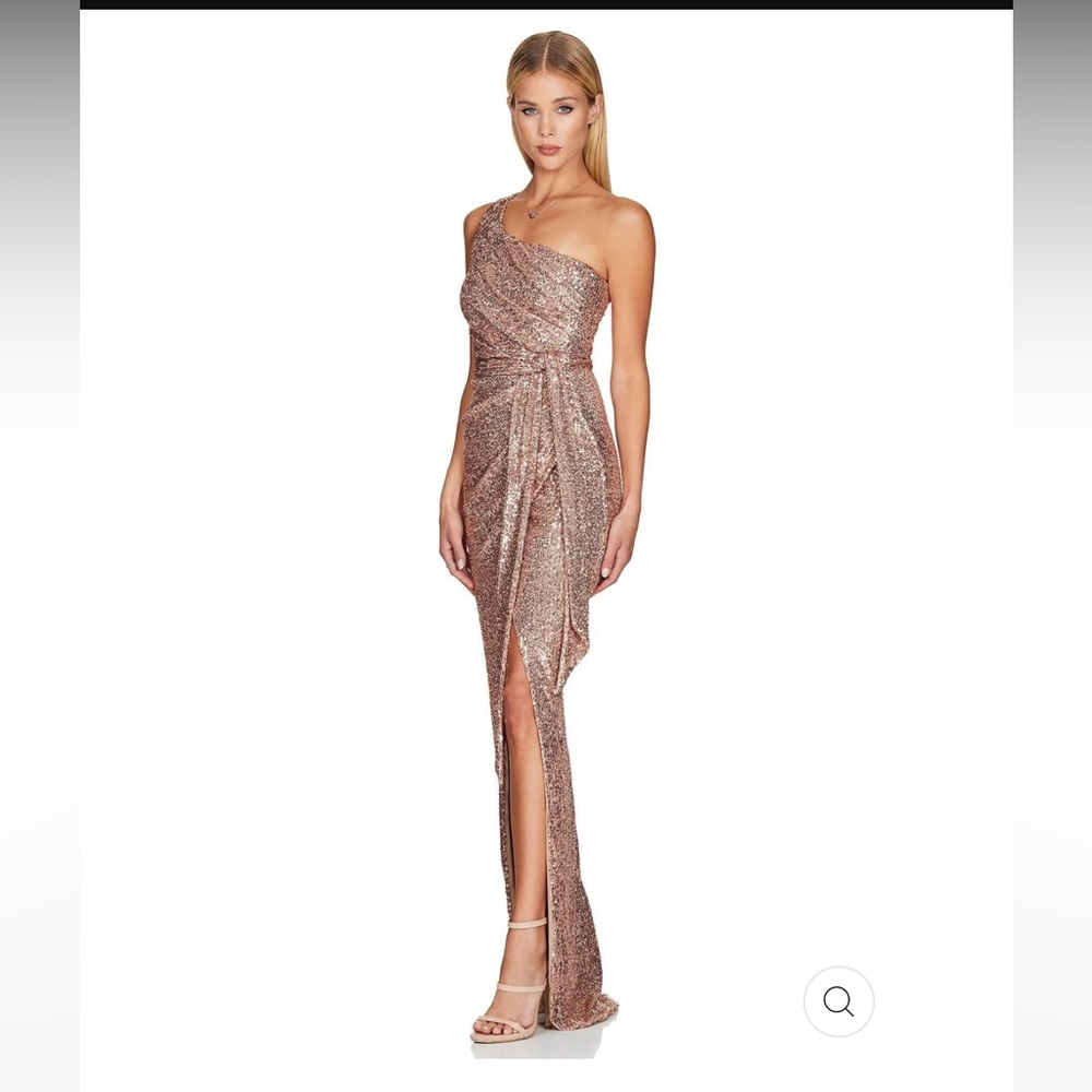 NOOKIE PALAZZO GOWN - ROSE GOLD